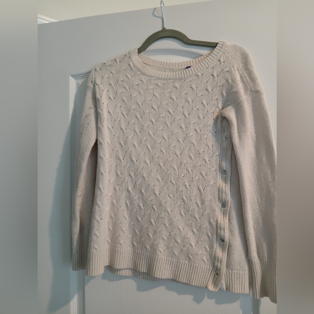 Seraphine Cream Cardigan Sweater